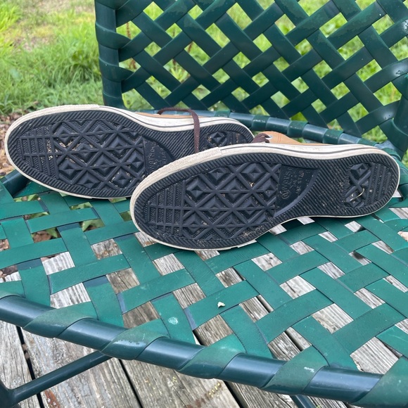 Converse Chuck Taylor All Star 'Auburn' Leather High Top Sneakers - Men's 9 - Picture 14 of 15